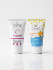 ICONIC Vitamin-C Whitening & Acne Clean Face Wash - 120ml