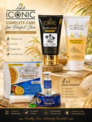 Kalwanji & Rice Face Wash + Vitamin C 4-in-1 Beauty Cream Kit